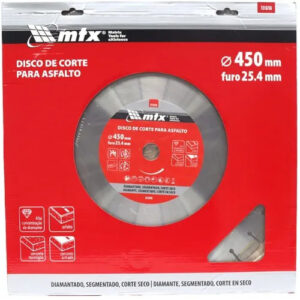 Disco diamantado Segmentado 450 mm  25,4 mm 18¨ MTX