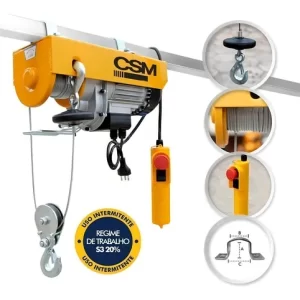 GUINCHO TEC 100/200 kgf CSM MONO 220V SEM CAÇAMBA