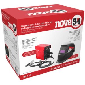 Inversora Digital Solda Eletrodo 120 Amperes Nove54 127/220v Frequência 60