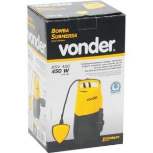Bomba submersa 450 W, BSV 450, 127v e 220v VONDER