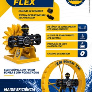 LANÇAMENTO: BOMBA ZM 44/51 FLEX(sem roda e sem cavalete)